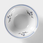 Салатник Добрушский завод «Гуси», 550 мл, фарфор, белая, рисунок МИКС - Фото 2