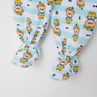 Ползунки детские «Мишки», цвет белый, рост 74 см 7652894