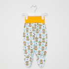 Ползунки детские «Мишки», цвет белый, рост 74 см 7652894