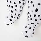 Комбинезон детский «Далматинец», цвет белый, рост 62 см - Фото 3