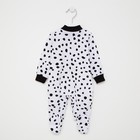 Комбинезон детский «Далматинец», цвет белый, рост 74 см - Фото 4