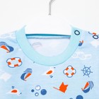 Лонгслив детский, цвет голубой, рост 68 см 7653065