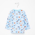 Лонгслив детский, цвет голубой, рост 68 см 7653065