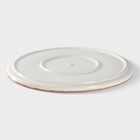 Тарелка для пиццы фарфоровая Punto bianca, d=33 см - фото 21484937