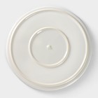 Тарелка для пиццы фарфоровая Punto bianca, d=33 см - фото 24238506