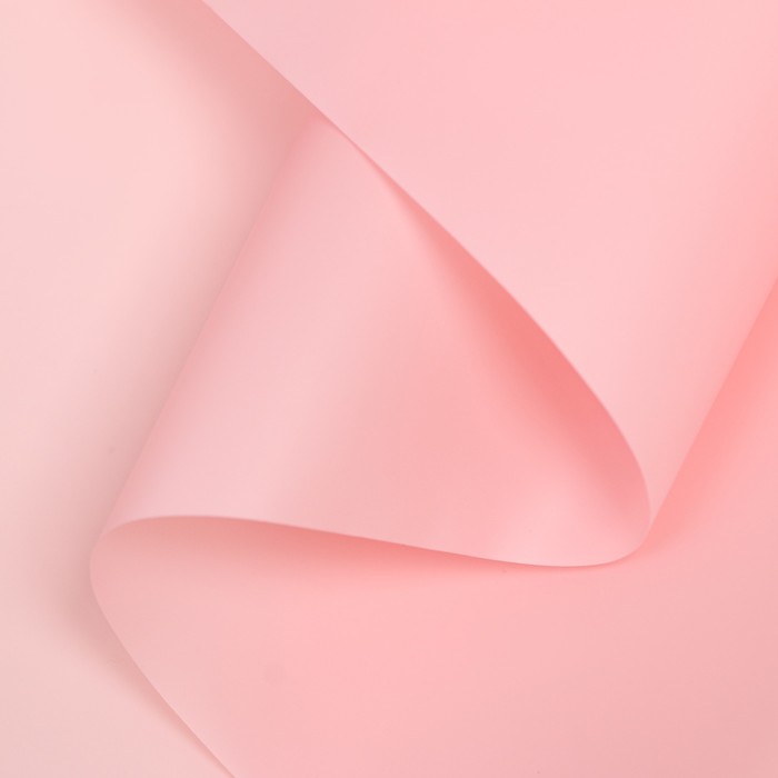 Пленка матовая, розовая, 0,57 х 10 м - Фото 1