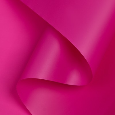 Пленка для цветов и букетов, матовая, фуксия, 0.58×10 м