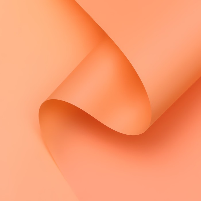 Пленка матовая, персиковая, 0,58 х 10 м - Фото 1