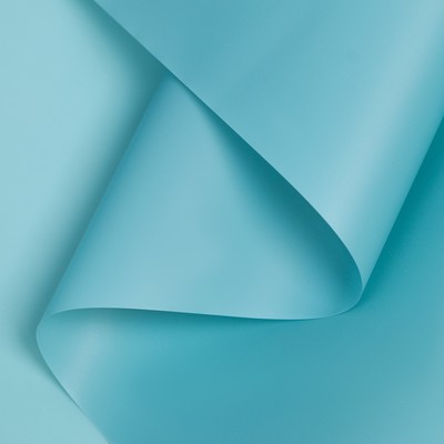 Пленка матовая для цветов и букетов, тёмно - голубая, 0.58×10 м