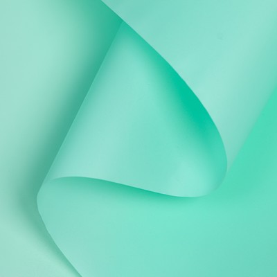 Пленка для цветов, матовая, аквамариновый, 58 см × 10 м