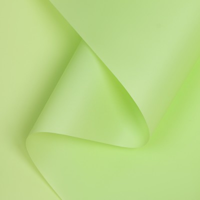 Пленка матовая для цветов и букетов, зеленая мята, 0.58×10 м