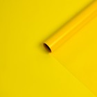 Пленка матовая для цветов и букетов, лимонная, 0.57×10 м - Фото 3