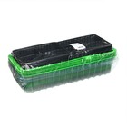 Мини-парник для рассады, 40 × 16 × 13 см, 2 вставки, 8 ячеек, зелёный, Greengo 7675050 - фото 13506926