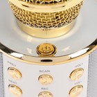 УЦЕНКА Микрофон для караоке LuazON LZZ-56, WS-858, 1800 мАч, жёлтый - Фото 3