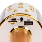 УЦЕНКА Микрофон для караоке LuazON LZZ-56, WS-858, 1800 мАч, жёлтый - Фото 4