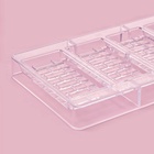 Форма для шоколада «Брикс», пластик, 20×12×2.5 см, 4 ячеек 8.5×4.2×1 см, прозрачная - Фото 3