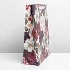 Пакет подарочный ламинированный вертикальный, упаковка, «Цветы», L 31 х 40 х 11,5 см - Фото 3