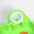 Миска двойная разделяющаяся "Объединение" под бутылку, 26х11,5х4,5 см, зелёная - фото 24454153