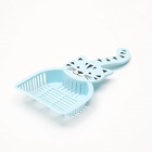 Совок для туалета «Довольный кот», 28×12.5 см, пластик, голубой - Фото 2