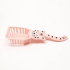 Совок для туалета "Довольный кот", 28 х 12,5 см, розовый - Фото 4