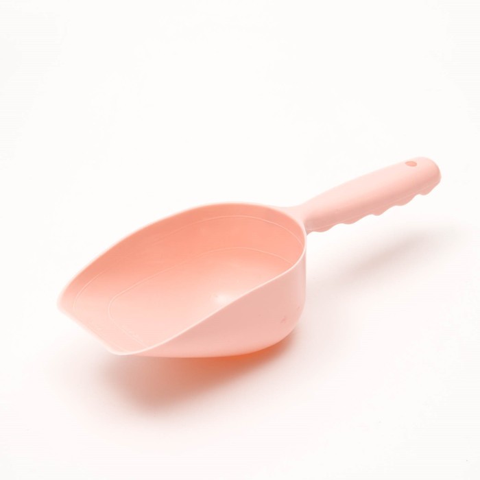 Совок мерный для корма, 24 х 8 х 6 см, розовый - Фото 1