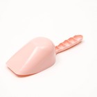 Совок мерный для корма, 24 х 8 х 6 см, розовый - Фото 3