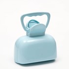 Совок для уборки за собаками с карманом для пакетов, 15.5 см × 9.5 см × 13 см, голубой - Фото 2