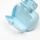 Совок для уборки за собаками с карманом для пакетов, 15.5 см × 9.5 см × 13 см, голубой - Фото 7