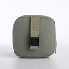 Рюкзак молодёжный из текстиля на молнии, наружный карман, сумочка, цвет зелёный - Фото 7