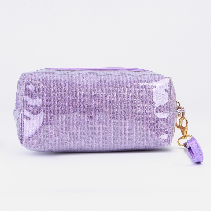 Косметичка на молнии, цвет сиреневый 7360041