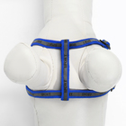 Комплект "Спорт" светоотражающий, поводок 120 х 1 см, ОГ 23-35 см, синий - Фото 8