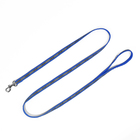 Комплект "Спорт" светоотражающий, поводок 120 х 1 см, ОГ 23-35 см, синий - Фото 9