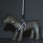 Комплект "Спорт" светоотражающий, поводок 120 х 1 см, ОГ 23-35 см, синий - Фото 10