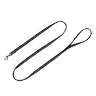 Комплект "Спорт" светоотражающий, поводок 120 х 1 см, ОГ 23-35 см, чёрный - Фото 9