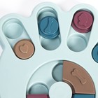 Игрушка интеллектуальная для лакомств "Лапа", 24 х 23,5 х 3 см, голубая - фото 8679856