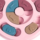 Игрушка интеллектуальная для лакомств, 14 х 3 см, розовая - фото 6541408