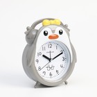 Часы - будильник настольные "Пингвин", дискретный ход, циферблат d-9 см, 15.5 x 13 см, АА - фото 6541438