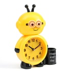 Часы - органайзер с будильником "Пчела", дискретный ход, d-7.5, 18.5 x 14 см, АА - фото 6541444