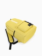 Рюкзак молодёжный на молнии, с карманами, размер 27×10×37.5 см, жёлтый - Фото 5