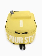 Рюкзак молодёжный на молнии, с карманами, размер 27×10×37.5 см, жёлтый - Фото 8