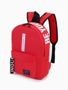 Рюкзак молодёжный на молнии, с карманами, размер 27×10×37.5 см, красный - Фото 10