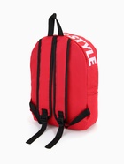 Рюкзак молодёжный на молнии, с карманами, размер 27×10×37.5 см, красный - Фото 6