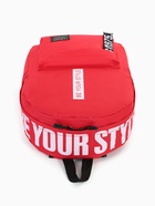 Рюкзак молодёжный на молнии, с карманами, размер 27×10×37.5 см, красный - Фото 8