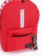 Рюкзак молодёжный на молнии, с карманами, размер 27×10×37.5 см, красный - Фото 9