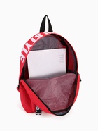 Рюкзак молодёжный на молнии, с карманами, размер 27×10×37.5 см, красный - Фото 2