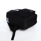 Рюкзак на молнии, наружный карман, 2 боковых кармана, цвет чёрный - Фото 3