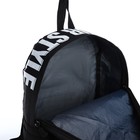 Рюкзак на молнии, наружный карман, 2 боковых кармана, цвет чёрный - Фото 4