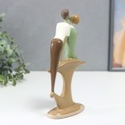 Сувенир полистоун "Ретро. Парочка. Первый поцелуй" 21,5х6х11,5 см - фото 21485849