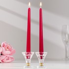 Набор свечей античных ароматических "Вишня", 2,3х 24,5 см, 5 ч, 55 г, 2 штуки, бордовый - фото 9568758