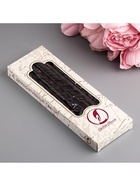 Набор свечей витых, 2.3×24.5 см, 5 ч, 50 г, 4 шт., чёрный - Фото 3